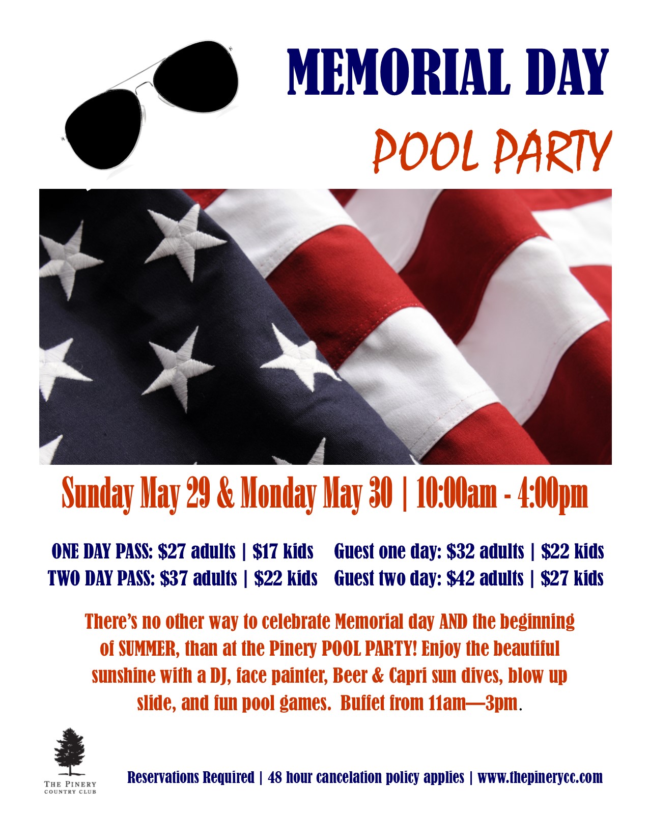 memorial day pool sale